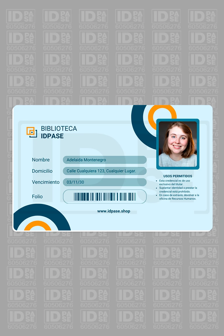 Carnet de Biblioteca PVC: Gestión Eficiente y Control de Usuarios.